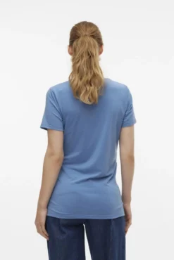 T-shirt de manga curta maternity e amamentação