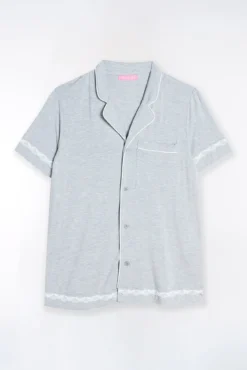 T-shirt de pijama maternity renda
