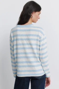 T-shirt de riscas