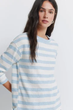 T-shirt de riscas
