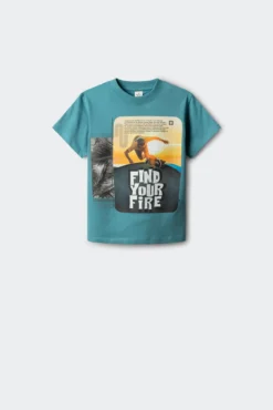 T-shirt de skate para menino