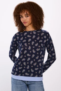 T-shirt estampada combinada