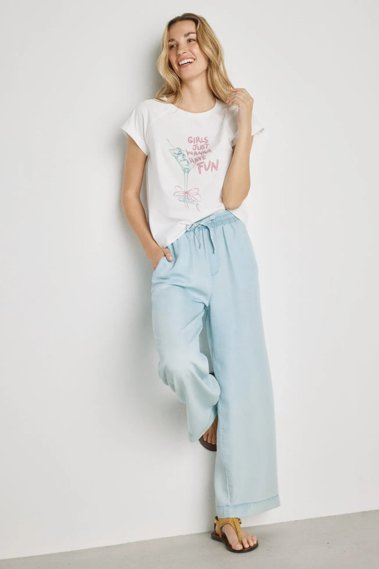 T-shirt estampada de manga curta