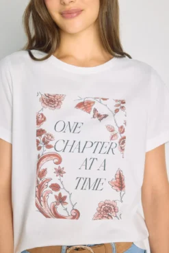 T-shirt estampada de manga curta