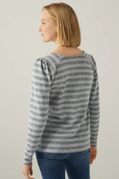 T-shirt Estampado Mangas Volume