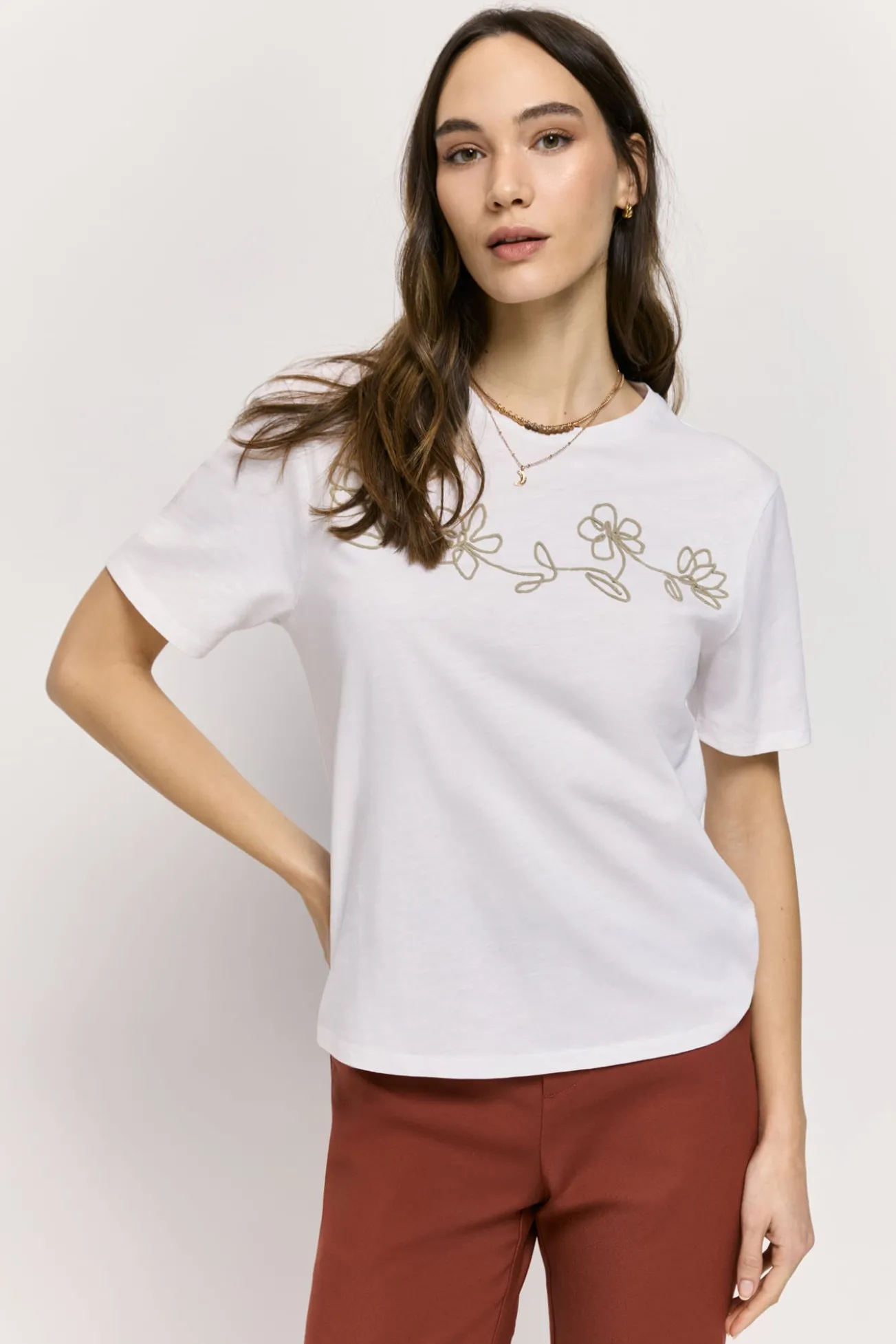 T-shirt manga curta