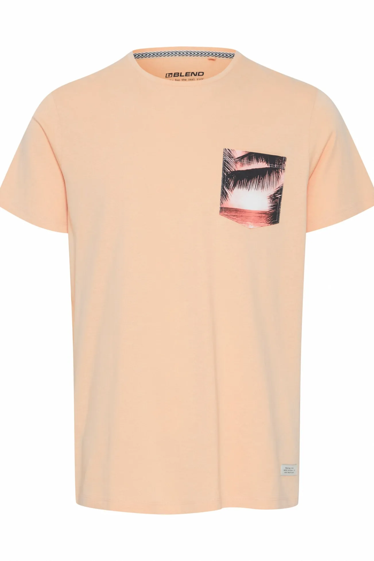 T-shirt Manga Curta - Bolso Estampado