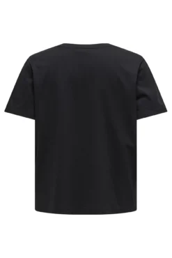 T-shirt manga curta bordada