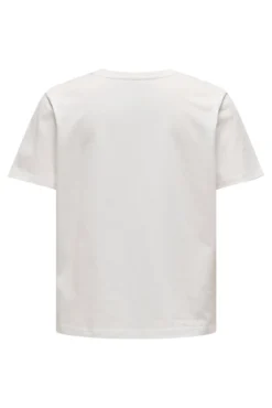 T-shirt manga curta bordada
