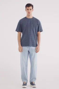 T-shirt risca piqué
