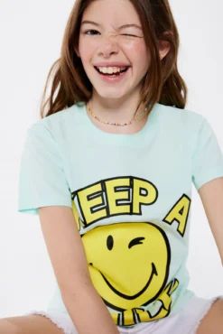 T-shirt Smiley menina