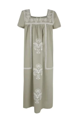 Vestido bordados florais