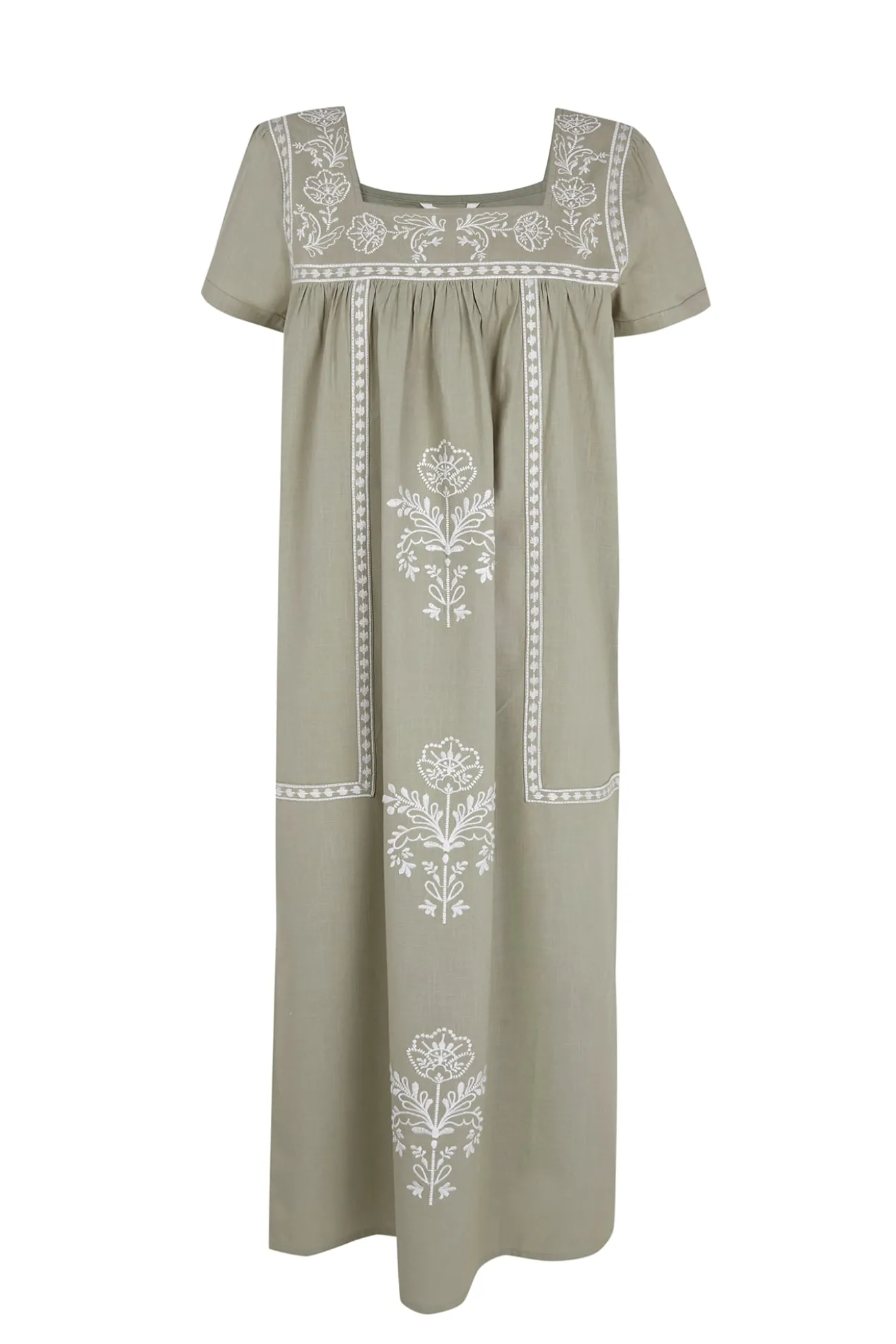 Vestido bordados florais