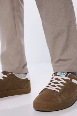 Vestido calças chino slim fit confortável