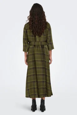 Vestido camisa midi