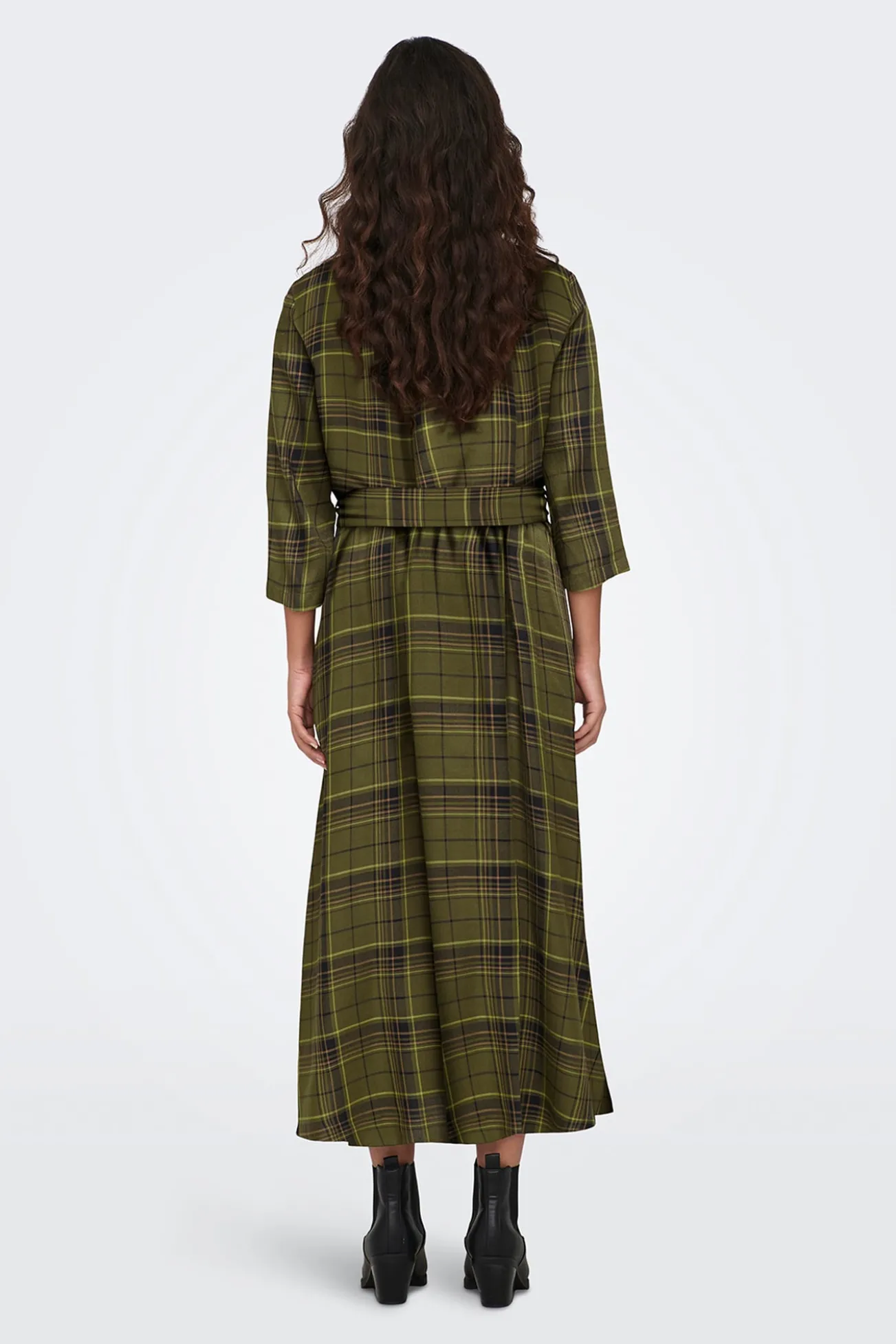 Vestido camisa midi