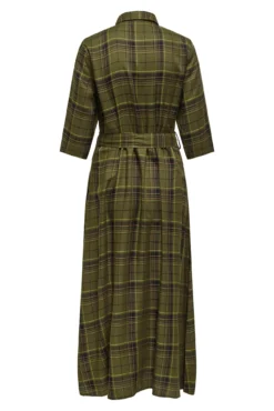 Vestido camisa midi