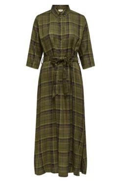 Vestido camisa midi