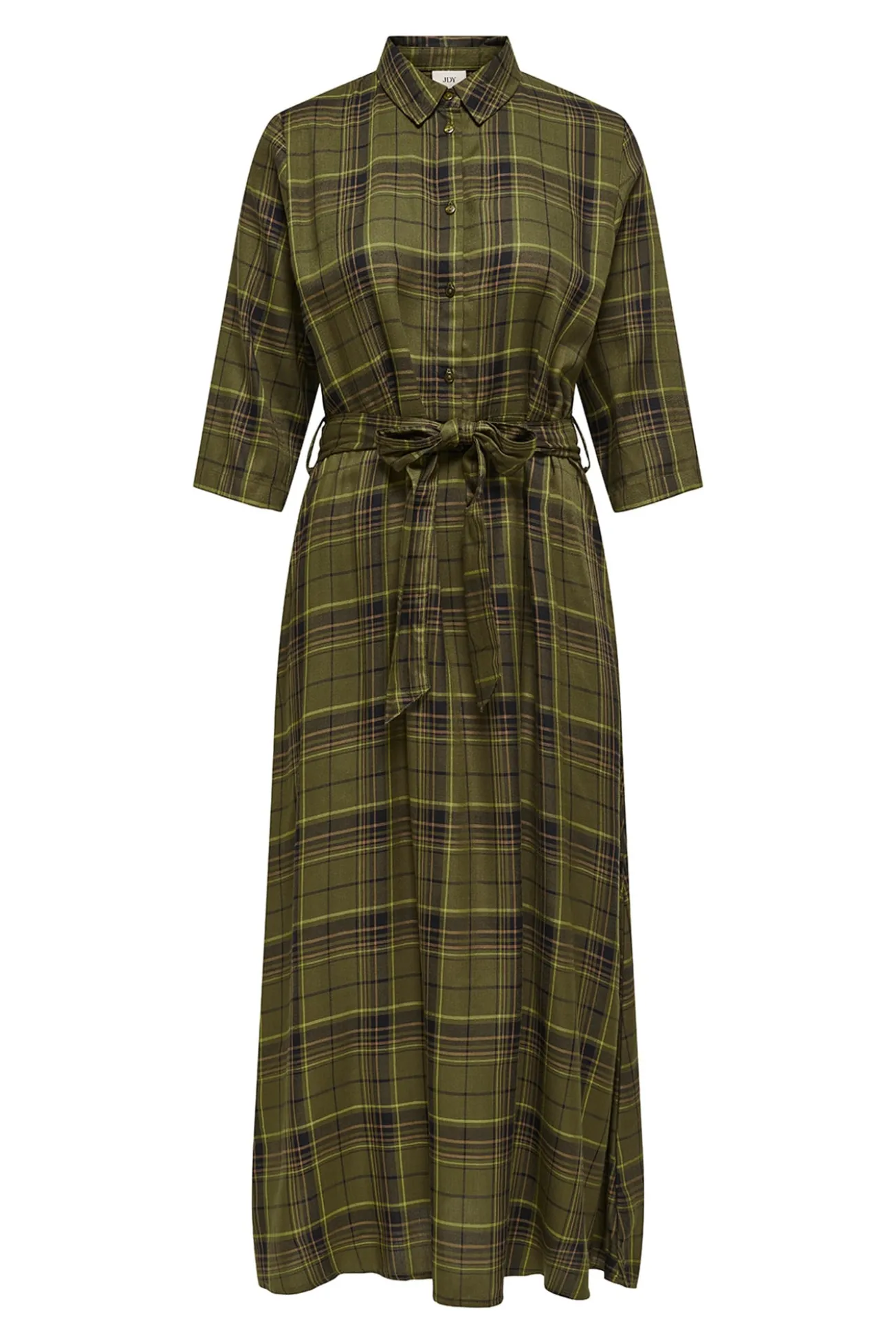 Vestido camisa midi