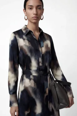 Vestido camisa midi