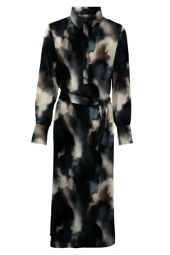 Vestido camisa midi