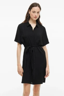 Vestido camiseiro curto