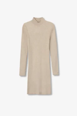 Vestido canelado super slim fit