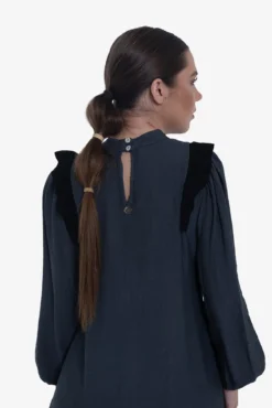Vestido com babados