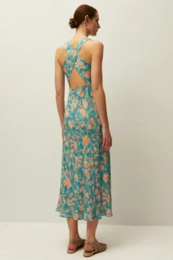 Vestido comprido de alças