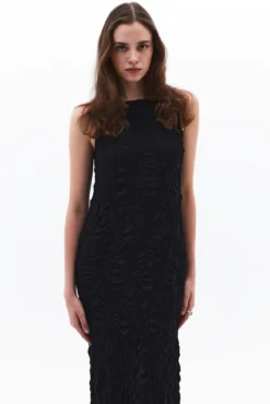 Vestido comprido de renda