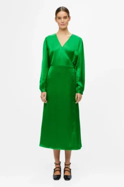 Vestido comprido envolvente