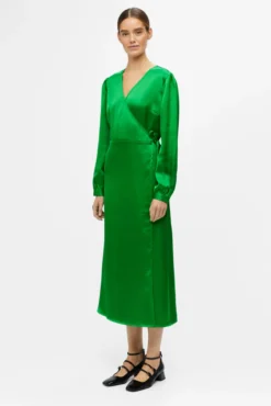 Vestido comprido envolvente