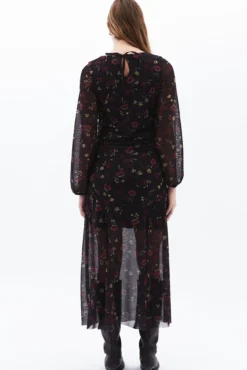 Vestido comprido estampado