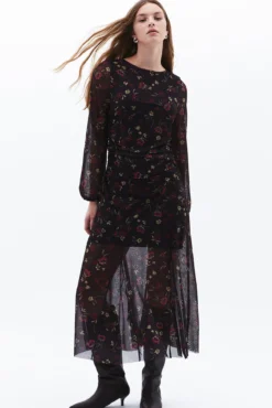 Vestido comprido estampado