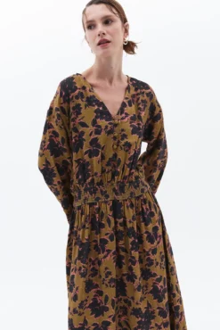 Vestido comprido estampado