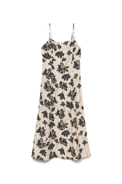 Vestido comprido estampado
