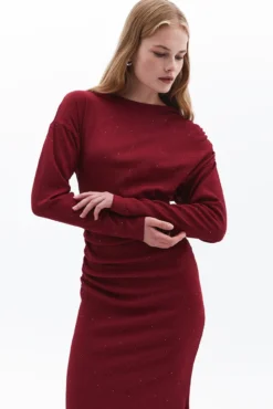 Vestido comprido pedraria