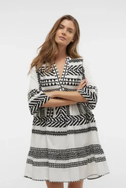 Vestido curto algodão