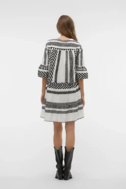 Vestido curto algodão