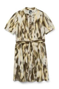 Vestido curto camiseiro