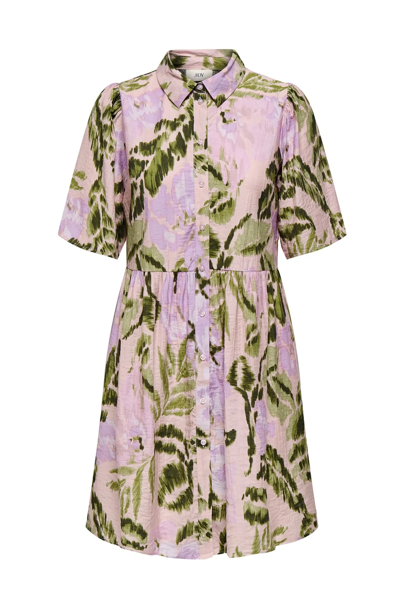 Vestido curto camiseiro