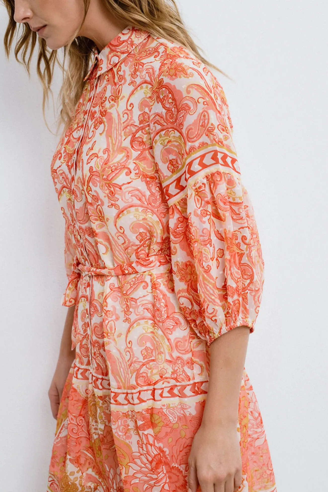 Vestido curto camiseiro