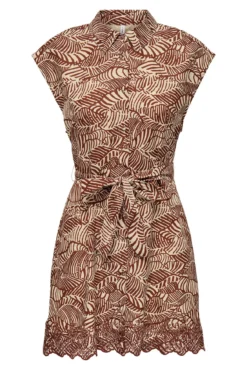 Vestido curto camiseiro