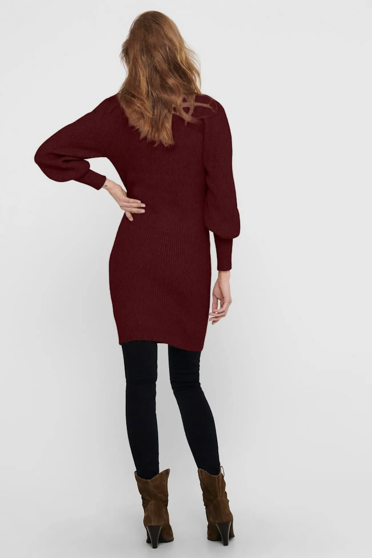 Vestido curto canelado