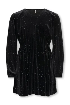 Vestido curto com brilhantes