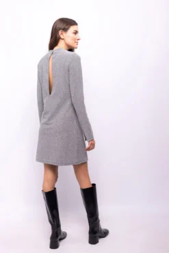 Vestido curto com glitter