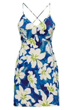 Vestido curto de alças
