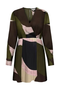 Vestido curto de cetim