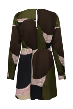 Vestido curto de cetim