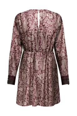 Vestido curto de cetim